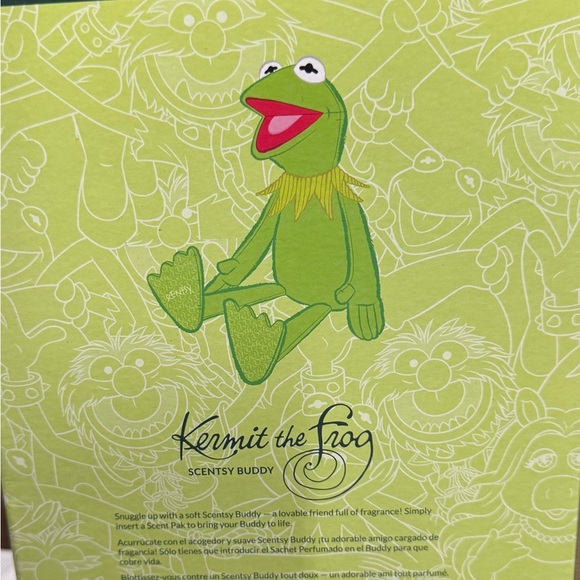 NIB DISCONTINUED Kermit the Frog Full Size Scentsy Buddy- NIB -GREAT GIFT IDEA! - Picture 5 of 5